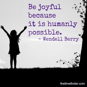 be joyful