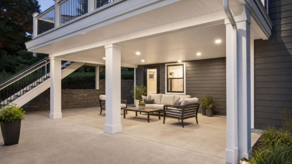 Under-Deck Patio