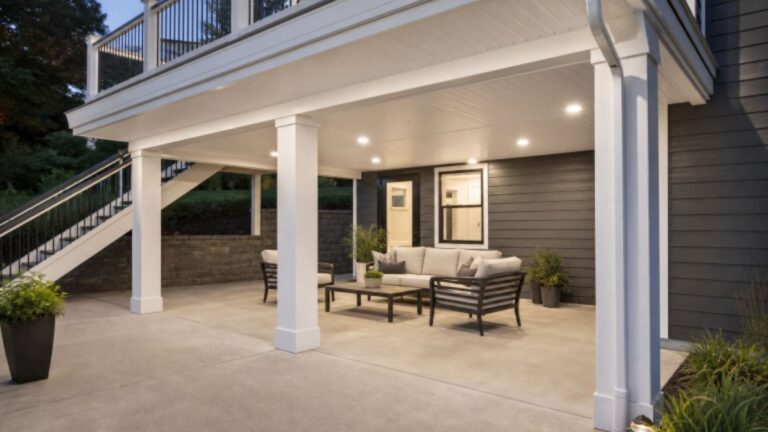 Under-Deck Patio